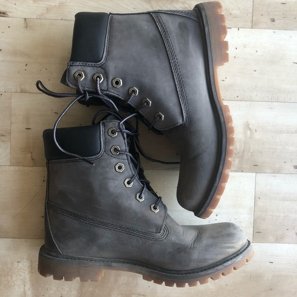 women grey timberlands